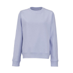 Damen-Sweatshirt aus Bio-Baumwolle Rundhals 300 g/m² Waikiki farbe pastellblau Ansicht von vorne