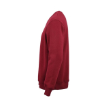 Unisex-Sweatshirt aus Bio-Baumwolle, Rundhals 340 g/m² Nazaré farbe bordeaux dritte Ansicht