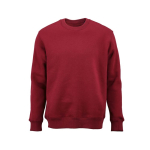 Unisex-Sweatshirt aus Bio-Baumwolle, Rundhals 340 g/m² Nazaré farbe bordeaux Ansicht von vorne