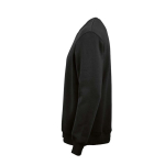 Unisex-Sweatshirt aus Bio-Baumwolle, Rundhals 340 g/m² Nazaré farbe schwarz dritte Ansicht
