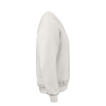 Unisex-Sweatshirt aus Bio-Baumwolle, Rundhals 340 g/m² Nazaré farbe weiß zweite Ansicht