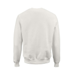 Unisex-Sweatshirt aus Bio-Baumwolle, Rundhals 340 g/m² Nazaré farbe weiß Ansicht von hinten