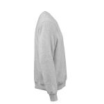 Unisex-Sweatshirt aus Bio-Baumwolle, Rundhals 340 g/m² Nazaré farbe grau mamoriert zweite Ansicht