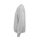 Unisex-Sweatshirt aus Bio-Baumwolle, Rundhals 340 g/m² Nazaré farbe grau mamoriert dritte Ansicht