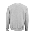 Unisex-Sweatshirt aus Bio-Baumwolle, Rundhals 340 g/m² Nazaré farbe grau mamoriert Ansicht von hinten