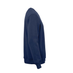 Unisex-Sweatshirt aus Bio-Baumwolle, Rundhals 340 g/m² Nazaré farbe marineblau zweite Ansicht