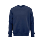 Unisex-Sweatshirt aus Bio-Baumwolle, Rundhals 340 g/m² Nazaré farbe marineblau Ansicht von vorne