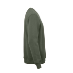 Unisex-Sweatshirt aus Bio-Baumwolle, Rundhals 340 g/m² Nazaré farbe militärgrün zweite Ansicht