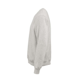 Unisex-Sweatshirt aus Bio-Baumwolle, Rundhals 340 g/m² Nazaré farbe hellgrau dritte Ansicht