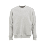 Unisex-Sweatshirt aus Bio-Baumwolle, Rundhals 340 g/m² Nazaré farbe hellgrau Ansicht von vorne