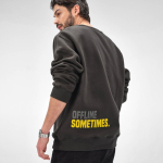 Unisex-Sweatshirt aus Bio-Baumwolle, Rundhals 340 g/m² Nazaré farbe lila Ansicht der Umgebung