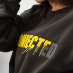 Unisex-Sweatshirt aus Bio-Baumwolle, Rundhals 340 g/m² Nazaré farbe lila Detailansicht