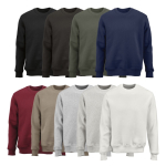 Unisex-Sweatshirt aus Bio-Baumwolle, Rundhals 340 g/m² Nazaré