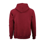 Unisex-Kapuzenpullover aus Bio-Baumwolle 340g/m² Tulum farbe bordeaux Ansicht von hinten