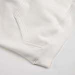 Unisex-Kapuzenpullover aus Bio-Baumwolle 340g/m² Tulum farbe weiß zweite Detailansicht