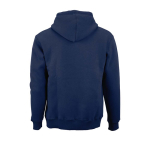 Unisex-Kapuzenpullover aus Bio-Baumwolle 340g/m² Tulum farbe marineblau Ansicht von hinten