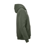 Unisex-Kapuzenpullover aus Bio-Baumwolle 340g/m² Tulum farbe militärgrün zweite Ansicht