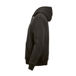 Unisex-Kapuzenpullover aus Bio-Baumwolle 340g/m² Tulum farbe lila dritte Ansicht
