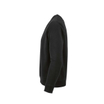 Unisex-Sweatshirt aus Bio-Baumwolle French Terry 300g/m² Capri farbe schwarz dritte Ansicht