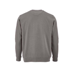 Unisex-Sweatshirt aus Bio-Baumwolle French Terry 300g/m² Capri farbe grau Ansicht von hinten