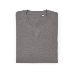 Unisex-Sweatshirt aus Bio-Baumwolle French Terry 300g/m² Capri farbe grau zweite Ansicht von vorne