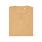 Unisex-Sweatshirt aus Bio-Baumwolle French Terry 300g/m² Capri farbe gelb zweite Ansicht von vorne