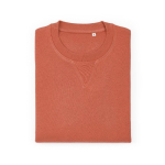 Unisex-Sweatshirt aus Bio-Baumwolle French Terry 300g/m² Capri farbe orange zweite Ansicht von vorne