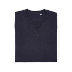 Unisex-Sweatshirt aus Bio-Baumwolle French Terry 300g/m² Capri farbe marineblau zweite Ansicht von vorne