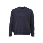 Unisex-Sweatshirt aus Bio-Baumwolle French Terry 300g/m² Capri farbe marineblau Ansicht von vorne