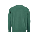 Unisex-Sweatshirt aus Bio-Baumwolle French Terry 300g/m² Capri farbe dunkelgrün Ansicht von hinten