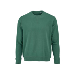 Unisex-Sweatshirt aus Bio-Baumwolle French Terry 300g/m² Capri farbe dunkelgrün Ansicht von vorne