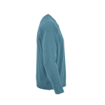 Unisex-Sweatshirt aus Bio-Baumwolle French Terry 300g/m² Capri farbe petrolblau zweite Ansicht