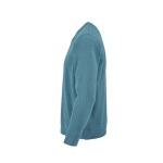 Unisex-Sweatshirt aus Bio-Baumwolle French Terry 300g/m² Capri farbe petrolblau dritte Ansicht
