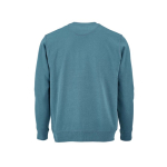 Unisex-Sweatshirt aus Bio-Baumwolle French Terry 300g/m² Capri farbe petrolblau Ansicht von hinten