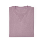 Unisex-Sweatshirt aus Bio-Baumwolle French Terry 300g/m² Capri farbe lila zweite Ansicht von vorne