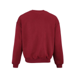 Unisex Oversize-Sweatshirt aus Bio-Baumwolle 340g/m² Whitehaven farbe bordeaux Ansicht von hinten