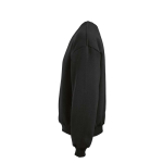 Unisex Oversize-Sweatshirt aus Bio-Baumwolle 340g/m² Whitehaven farbe schwarz dritte Ansicht