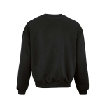 Unisex Oversize-Sweatshirt aus Bio-Baumwolle 340g/m² Whitehaven farbe schwarz Ansicht von hinten