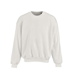 Unisex Oversize-Sweatshirt aus Bio-Baumwolle 340g/m² Whitehaven farbe weiß Ansicht von vorne