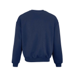 Unisex Oversize-Sweatshirt aus Bio-Baumwolle 340g/m² Whitehaven farbe marineblau Ansicht von hinten
