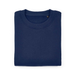 Unisex Oversize-Sweatshirt aus Bio-Baumwolle 340g/m² Whitehaven farbe marineblau zweite Ansicht von vorne