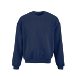 Unisex Oversize-Sweatshirt aus Bio-Baumwolle 340g/m² Whitehaven farbe marineblau Ansicht von vorne
