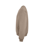 Unisex Oversize-Sweatshirt aus Bio-Baumwolle 340g/m² Whitehaven farbe hellbraun dritte Ansicht