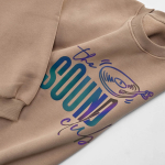 Unisex Oversize-Sweatshirt aus Bio-Baumwolle 340g/m² Whitehaven farbe hellbraun Detailansicht