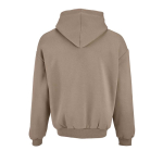 Unisex Oversize-Hoodie 340g/m² Ericeira farbe hellbraun Ansicht von hinten