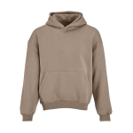 Unisex Oversize-Hoodie 340g/m² Ericeira farbe hellbraun Ansicht von vorne
