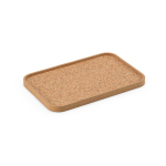 Tablett aus Naturkork mit stabilem Stand, in Europa hergestellt farbe natürliche farbe