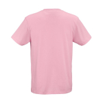 Unisex-T-Shirt aus Bio-Baumwolle, Regular Fit, 165g/m² Copacabana farbe rosa Ansicht von hinten