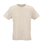 Unisex-T-Shirt aus Bio-Baumwolle, Regular Fit, 165g/m² Copacabana farbe beige Ansicht von vorne
