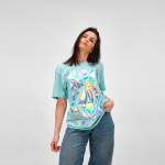 Unisex-T-Shirt aus Bio-Baumwolle, Regular Fit, 165g/m² Copacabana farbe hellgrün zweite Ansicht der Umgebung